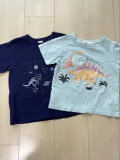 恐竜Tシャツ2枚セット　ビームスミニ　プティマイン