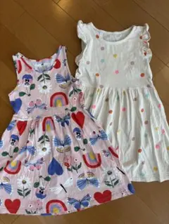 H&M ノースリーブワンピース 110cm 2枚セット