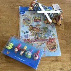 トイストーリー　クリアファイル　　ディズニー　クリップ　　まとめ　バス