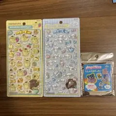 【新品、正規品】ボンボンドロップシール　ポムポムプリン・シナモロールシールセット