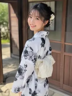 2way花柄セパレート浴衣/2点セットのサムネイル
