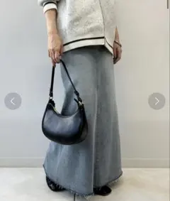 Loungedress デニムマキシスカート ブルー Sサイズのサムネイル