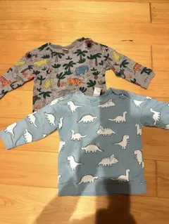 H&M ベビー　トレーナー　長袖　80 男の子　トップス　2枚組