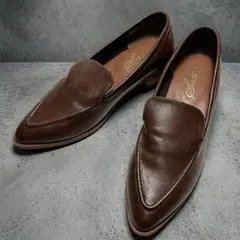 【極美品】SESTO セスト ポインテッドトゥ ローファー パンプス ブラウン