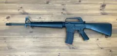 ジャンク品　マルイ M16A1 エアーコッキング 廃盤 レピーターハンドル搭載のサムネイル