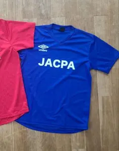 ジャクパ　Umbro サッカーシャツ 青のみ S
