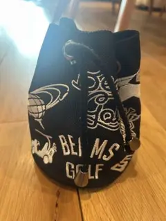 BEAMS GOLF ボール巾着ケース　ブラックのサムネイル