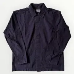 無印良品 洗いざらしブロードシャツジャケット 블랙 M