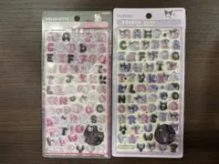 ボンボンドロップシール　サンリオ　文字