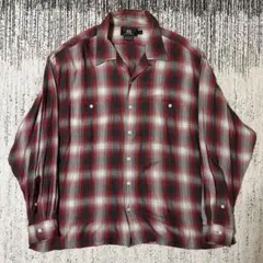RRL 90年代 初期 レーヨン オンブレチェックシャツ M - メルカリ