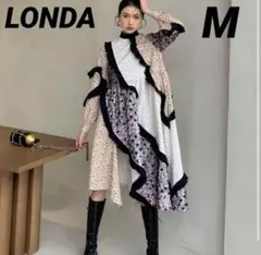 LONDA ロンダ　ワンピース　花柄ワンピース【新品】M ペルティーカドレス