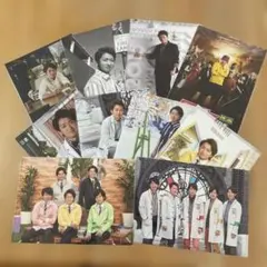 嵐/大野智 クリアファイル 10枚 & ミニうちわ3枚セット【新品/未開封】