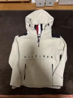 TOMMY (トミー) HILFIGER ホワイト フリースパーカー