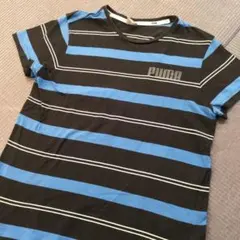 【お値下げ】PUMA ストライプ Tシャツ 160サイズ