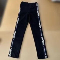 ANAPGIRL ブラック スリムフィットパンツ スキニー スパッツ 150のサムネイル