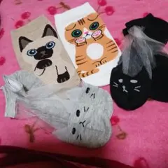 猫ちゃん★靴下★４足セット