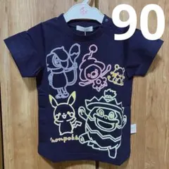 monpoké 半袖Tシャツ ネイビー 90cm 新品 キッズ Pokemonのサムネイル