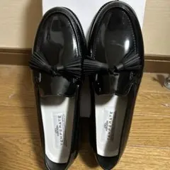 TEMPERATE TETO ローファー　40 (24.5) 黒　光沢あり