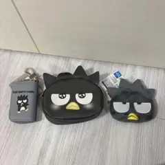 バッドばつ丸 ミニ バッグ ポーチ ブラック 1996年 激レア 平成レトロ バッドばつ丸 ミニ バッグ ポーチ ブラック 1996年 激レア 平成