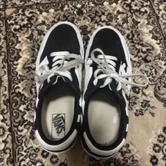 VANS スニーカー V3860LOGO ブラック 25.5cm