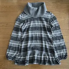 バーバリー ブルーレーベル タートルネックニット 38