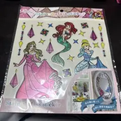 ディズニー ステンドグラス ステッカー