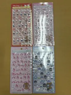 【正規品】ボンボンドロップシール miniサンリオ　4枚セット