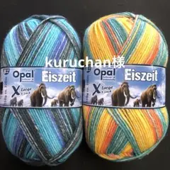 kuruchan様　NEW オパール毛糸　アイスエイジ　8本撚り　150g 2玉