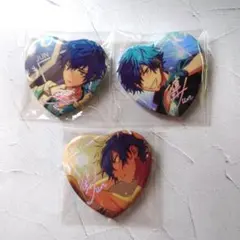 あんスタ　漣ジュン　ハート型　缶バッジ