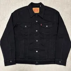 極美品✨Lリーバイス 72334 ブラックデニムジャケット70506型