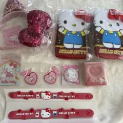 サンリオ　ハローキティー　缶バッジ　シークレットミニフォトアルバムキーホルダー