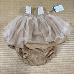Cottoli フリルキャミロンパース 80