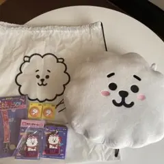 BT21❤大きめBASICフェイスクッション RJ☆BTS ジン JIN - メルカリ