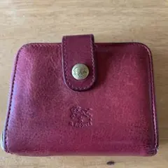 IL BISONTE 二つ折り財布 レッド