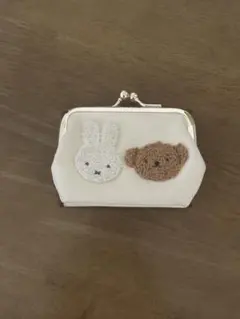 ミッフィーの刺繍コインケース 財布