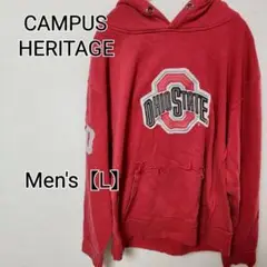 z188 【CAMPUS HERITAGE】 Ohio Stateパーカー　L