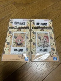 スパイファミリー　一番くじ アクリルカードチャーム2個セット