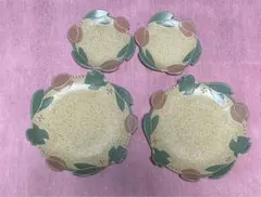 苔色工房　田中遼馬　大皿小皿各2枚セット　ミントグリーン・ピンク　新品未使用 苔色工房（田中遼馬）｜和食器通販｜おうちで楽しむ陶器市うちる