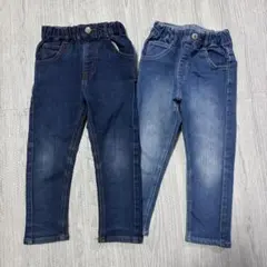 F.O.KIDS エフオーキッズ デニムパンツ 2本セット 110