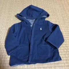 フード付きリバーシブルトレーナー 70〜80cm