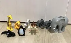 正規品　レゴデュプロ　動物　飼育員　セット　まとめ売り　どうぶつえん