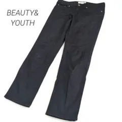 ✨️BEAUTY&YOUTH✨️　ブラック　L　カジュアルパンツ　チノパン