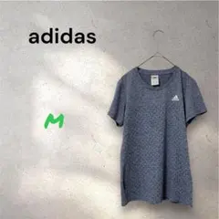 adidas アディダス　CLIMA LITEドット柄　レディース　Tシャツ　M