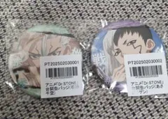 Dr. STONE　ドクターストーン　アニメイトポイント　缶バッジ　千空　ゲン