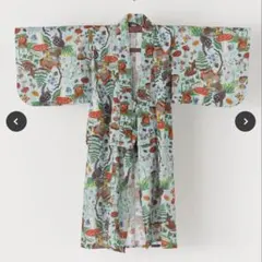 KIMONO ボタニカル柄 KBN×Nathalie Lete　動物たちのゆかた