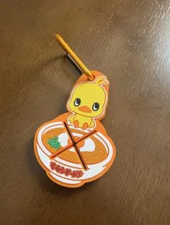 チキンラーメン ひよこちゃん ラバーキーホルダー