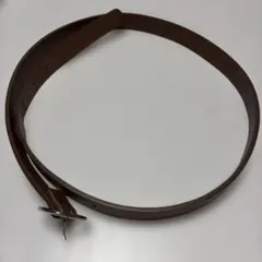 ブラウンレザーリングバックルベルト