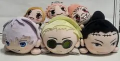 【中古】呪術廻戦寝そべりぬいぐるみ　6点セット