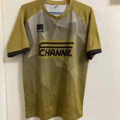 alegre F CHANNEL フットサルサッカーシャツ　L 金黒のサムネイル
