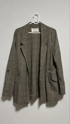 stradivarius チェック柄 テーラードジャケット
